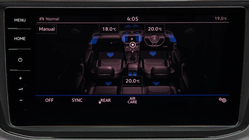 Tiguan - Technology - Three-zone climate control